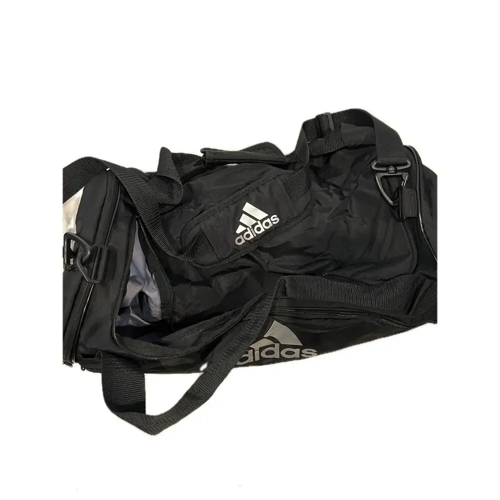 Adidas Defender Medium White Black Gym Bag